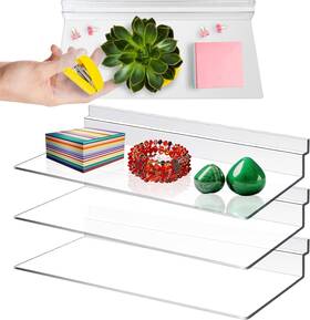 Sw-2310-t1678swsc4p Skywin Clear Plastic Slatwall Shelves For Wall 9 X 4 Inches Pack Hanging Slat Sw-2310-t1678swsc4p Skywin Clear Plastic Slatwall Shelves For Wall 9 X 4 Inches Pack Hanging Slat