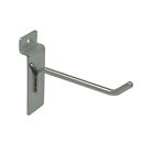 Slat 128 Diameter Peg 6mm Display " Chrome 4 Metal Slatwall Tubing Hooks Wall Slat 128 Diameter Peg 6mm Display " Chrome 4 Metal Slatwall Tubing Hooks Wall