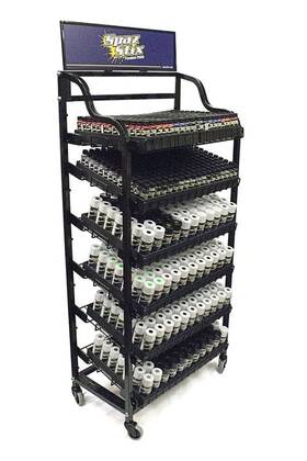 Spaz Stix 739792060151 Szxsmrack23 Counter Top Display - Holds 36 Airbrush And Aerosol