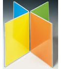 Spindle8 Clear Acrylic Table Tent Displays Graphics Sold