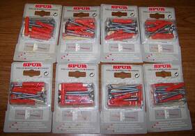 9164 Spur 8 Pkgs. Steel-lok Steel Upright Fixing Pack Free Shipping