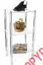 Sr10121 Home Basics Three Shelf Shelving Unit 857198101213 Sr10121 Home Basics Three Shelf Shelving Unit 857198101213