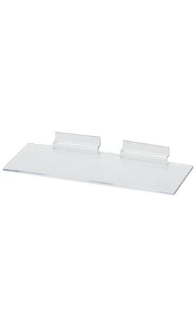 45111-5 Sswbasics Clear Plastic Slatwall Shelves Pack Of 5 - 10 Inch L X 4 W 45111-5 Sswbasics Clear Plastic Slatwall Shelves Pack Of 5 - 10 Inch L X 4 W