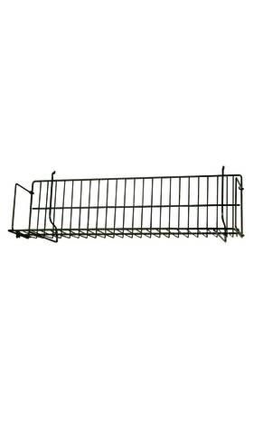 45202-2 Sswbasics 24 X 6 Inch Black Cd/dvd/cassette Shelf - For Slatwall/pegboard- Set Of 2 45202-2 Sswbasics 24 X 6 Inch Black Cd/dvd/cassette Shelf - For Slatwall/pegboard- Set Of 2