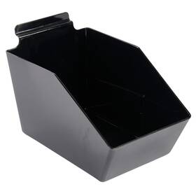 45351-2 Sswbasics Black Plastic Dump Bin For Slatwall - 6 Inch X 5 9 Set Of 2 45351-2 Sswbasics Black Plastic Dump Bin For Slatwall - 6 Inch X 5 9 Set Of 2