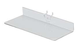 48121-2 Sswbasics 9 X 4 Inch Clear Acrylic Shelf - For Pegboard Set Of 2 48121-2 Sswbasics 9 X 4 Inch Clear Acrylic Shelf - For Pegboard Set Of 2