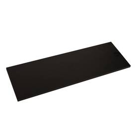 62221 Sswbasics Laminated Black Melamine Shelf Board 36 Inch L X 12 W Durable And