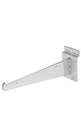 Sswbasics 810704038069 8 Inch Chrome Shelf Bracket For Slatwall - 10 Pk Sswbasics 810704038069 8 Inch Chrome Shelf Bracket For Slatwall - 10 Pk