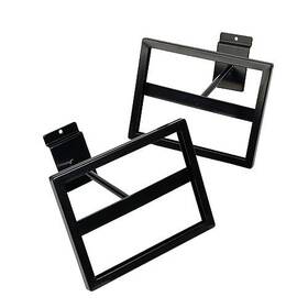 Sswbasics 840015410384 Rectangular Black Faceout Sign Holder For Slatwall - Holds 7 Inch W X 5 H Signs Sswbasics 840015410384 Rectangular Black Faceout Sign Holder For Slatwall - Holds 7 Inch W X 5 H Signs