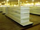 Store Fixture Liquidation Shelving Used Upscale Slatwall Gondola White Streater Store Fixture Liquidation Shelving Used Upscale Slatwall Gondola White Streater
