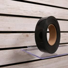 A-r130bk Store Fixtures Direct Slatwall Vinyl Insert Decorative Accent Strip 130 Ft Long X 1.25 Inch H 1 Roll