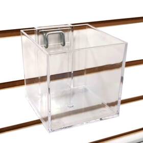 A-swbx4-5 Store Fixtures Direct Pegboard 4 Clear Acrylic Cube Dump Bin Display 5pack A-swbx4-5 Store Fixtures Direct Pegboard 4 Clear Acrylic Cube Dump Bin Display 5pack