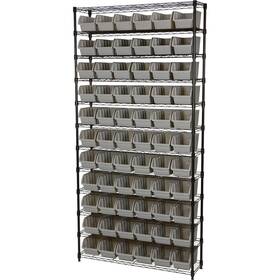 3302581 Strongway 12-tier Single-side Wire Shelving Unit With 66 Bins 39.5 Inch L X 3302581 Strongway 12-tier Single-side Wire Shelving Unit With 66 Bins 39.5 Inch L X