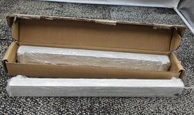Sungal Ax5370pw-50 Qty 50 1 Inch X 18 Pure White Metal Shelf Divider