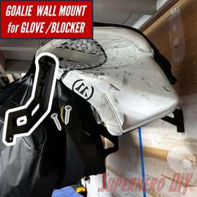 Hockeyhelmetmount-blk-1 Superhero Diy Hockey Goalie Glove Or Blocker Wall Mount Gear Storage Solution Hockeyhelmetmount-blk-1 Superhero Diy Hockey Goalie Glove Or Blocker Wall Mount Gear Storage Solution