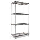 Sw50-3618bl Alera Wire Shelving Starter Kit Black 042167923013 Sw50-3618bl Alera Wire Shelving Starter Kit Black 042167923013