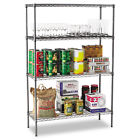 Sw50-4818ba Alera Wire Shelving Starter Kit Black Anthracite 042167924379 Sw50-4818ba Alera Wire Shelving Starter Kit Black Anthracite 042167924379