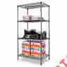 Sw503624ba Alera Wire Shelving Starter Kit Four-shelf 36w X 24d 72h Black Anthracite 042167924362 Sw503624ba Alera Wire Shelving Starter Kit Four-shelf 36w X 24d 72h Black Anthracite 042167924362