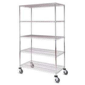 Mb855ch Technibilt Shelving Systems Mb Unit W/casters 5-shelf 18x48x80