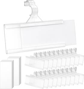 Stkd-officep-20-25 Tecreddy 25pcs Wire Shelf Label Holder Reusable Plastic Tags For Pantry Retail Sho Stkd-officep-20-25 Tecreddy 25pcs Wire Shelf Label Holder Reusable Plastic Tags For Pantry Retail Sho