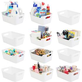 Kc15612 Tiawudi 12 Pack Storage Bins Plastic Containers Multi-use... Fast Ship Kc15612 Tiawudi 12 Pack Storage Bins Plastic Containers Multi-use... Fast Ship