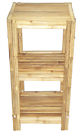 Tiki Bamboo Shelf Tier Square Rack 3