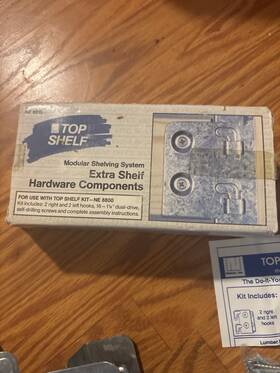 Top Shelf 8815 Ne Extra Hardware Components Beam Hooks Kit Garage Shelving