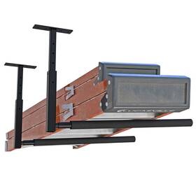 Trusoon Hzx-hwcp-034-01 Adjustable Ladder Ceiling Rack Kayak Overhead 10 Inches Black