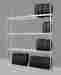 Tsd602184-3ap Hallowell Tire Storage 84 H 4 Shelf Shelving Unit Add-on Tsd602184-3ap Hallowell Tire Storage 84 H 4 Shelf Shelving Unit Add-on