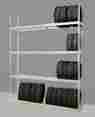 Tss602184-4ap Hallowell Tire Storage 84 H 4 Shelf Shelving Unit Add-on Tss602184-4ap Hallowell Tire Storage 84 H 4 Shelf Shelving Unit Add-on