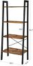 Ulls44x Vasagle Industrial Ladder Shelf Rack