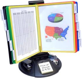 Ultimate Office 703669185216 10 Compartment Desktop Reference Organiser With Supplies Storage Base Coloured Ultimate Office 703669185216 10 Compartment Desktop Reference Organiser With Supplies Storage Base Coloured