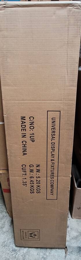 Universal Displays Is-3003409 2-tier Black Wire Metal Shelf Display Countertop Fountain Bar 7e