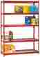Ur184872-r Sandusky Cabinets Boltless Rivet Shelving 72 H Five Shelf Unit 017567101125 Ur184872-r Sandusky Cabinets Boltless Rivet Shelving 72 H Five Shelf Unit 017567101125