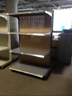 Used Gray Shelves Gondola Grocery Darling Silver Fixtures Metal Store Shelving Used Gray Shelves Gondola Grocery Darling Silver Fixtures Metal Store Shelving