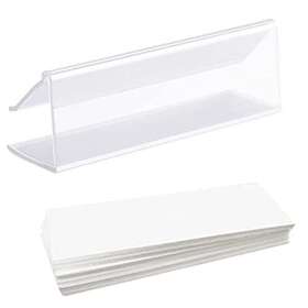 Vidaya 615200581664 Shelf Labels 50pcs Reusable Plastic Wire Label Holder Tags For Wi Vidaya 615200581664 Shelf Labels 50pcs Reusable Plastic Wire Label Holder Tags For Wi