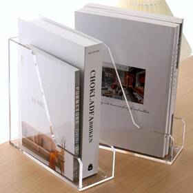 Hzxlsyg2311 W&u Acrylic Magazine Rack File Holder Desk Organizers Hzxlsyg2311 W&u Acrylic Magazine Rack File Holder Desk Organizers