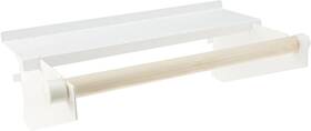 Wall Control 872984000693 Paper Towel Holder And Dowel Rod Pegboard 9in X 16in White