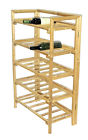 Wine Rack 5 Shelf Tiki Bamboo Display Item Wine Rack 5 Shelf Tiki Bamboo Display Item