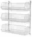 Wmb33149 Nexel Wall Mount Basket 3 Shelf Shelving Unit Wmb33149 Nexel Wall Mount Basket 3 Shelf Shelving Unit