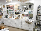 Wood Corian Fixture-custom Display Breakfront Lighted Retail