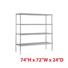 Ws722474-c Sandusky Industrial Shelving Unit Commercial Stainless Steel Wire Garage System