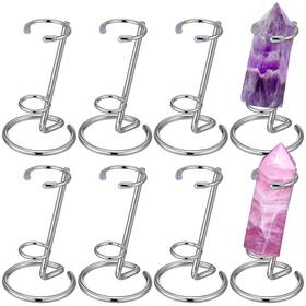 Yaocom Xie-yaocom-2959 8 Pcs Crystal Wand Stand 2.4 Inch L X W 3.74 H In Small Sliver