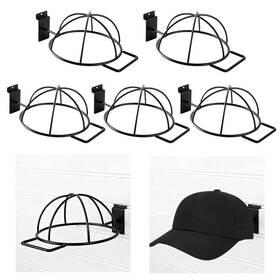 Ymobbu 765147650722 Slatwall Hat Display Rack - 5pcs Slat Wall Holder Accessories Fo