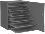 Durham 321B-95-DR, Slide Rack For 6 Large Compartment Boxes W/locking Doors. Fixed Price $265.69.