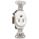 Legrand 5251W 15A 125V Heavy-duty Spec Grade Single Receptacle Side Wire. Fixed Price $19.99.