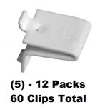 Knape & Vogt 256S 12CT White Shelf Support Clips For 255 Standards - Packs. Fixed Price $53.29.