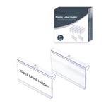 Diteje 20 Pack Plastic Wire Shelf Label Holder,shelving Rack Retail Sign Hook.... Fixed Price $18.42.