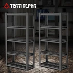 2PCS 3000LBS Black Steel 5-TIER Adjustable Storage Shelve Rack 35"X15.7"X72". Fixed Price $181.89.
