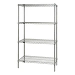 Quantum WR63-2124S-5 Nsf Shelf Stainless Steel Wire Shelving Starter Kit .... Fixed Price $676.76.